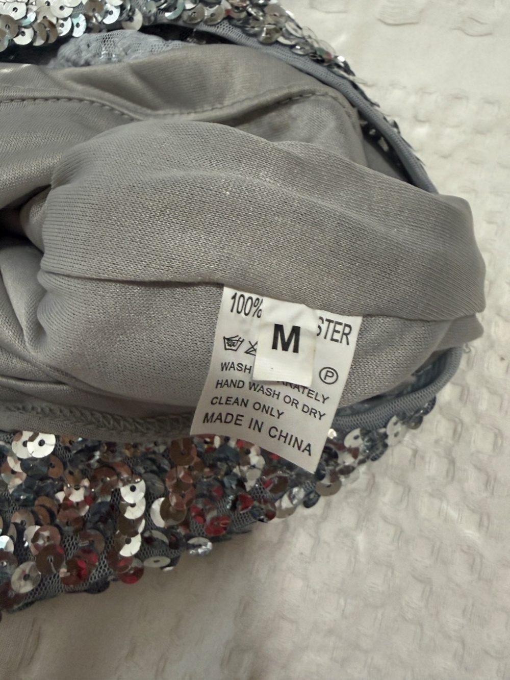 Sequin Silver Dress - Picture 4 of 4
